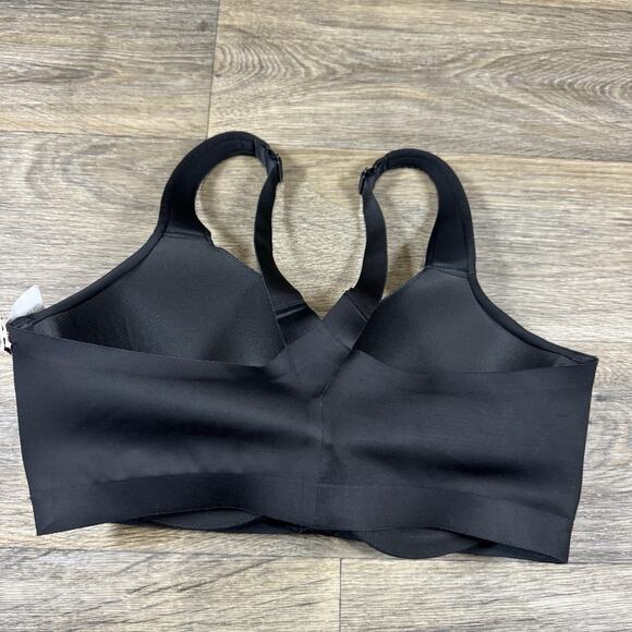 Victoria's Secret Sports Bra Sz. 36DDD Knockout Front Close Underwire Black New - Picture 7 of 11